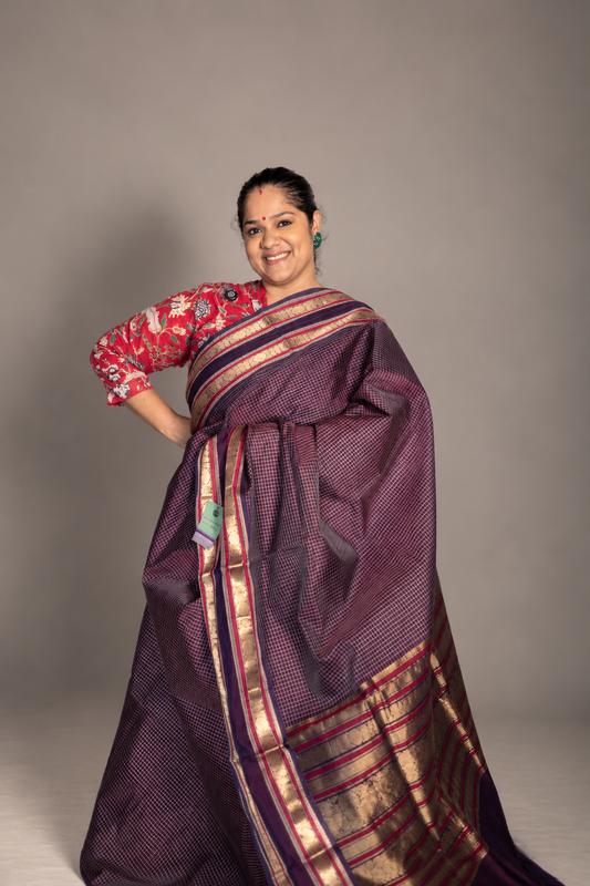 Vintage Dark naval pazha colour- Muthukattam