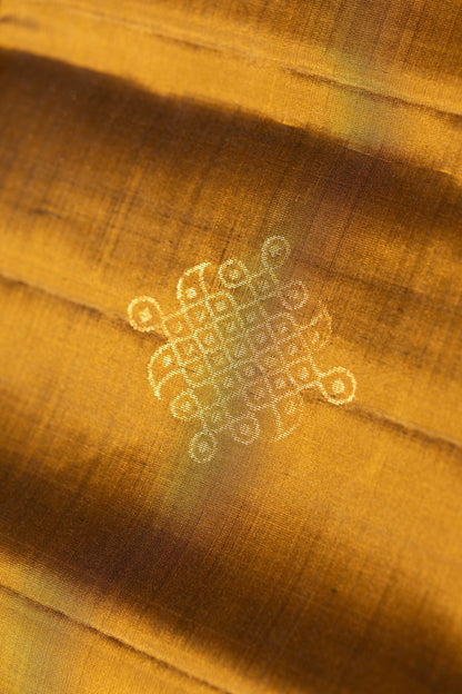 Signature Kolam Soft Silk- Golden Vendhayam