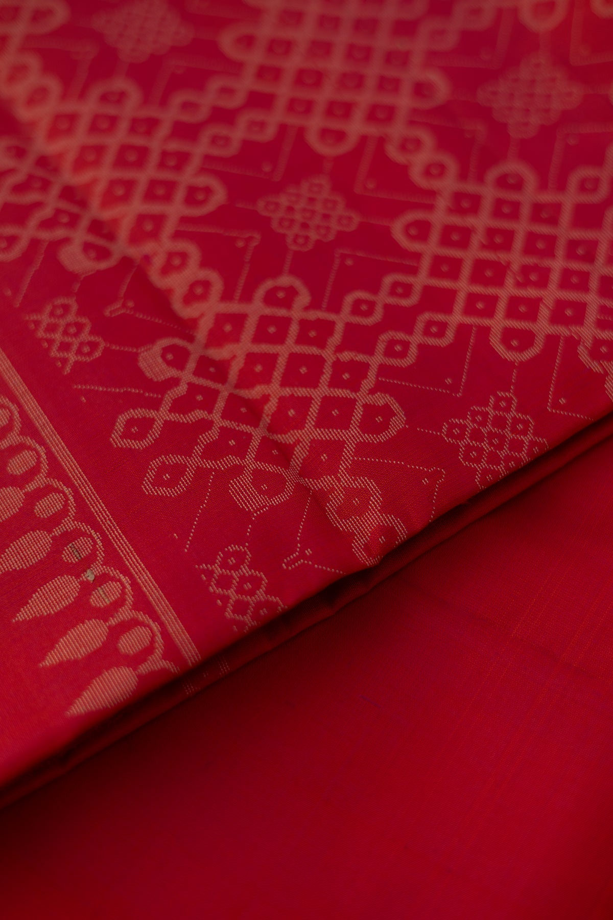 KOLAM BUTTAS - Pinkish Orange