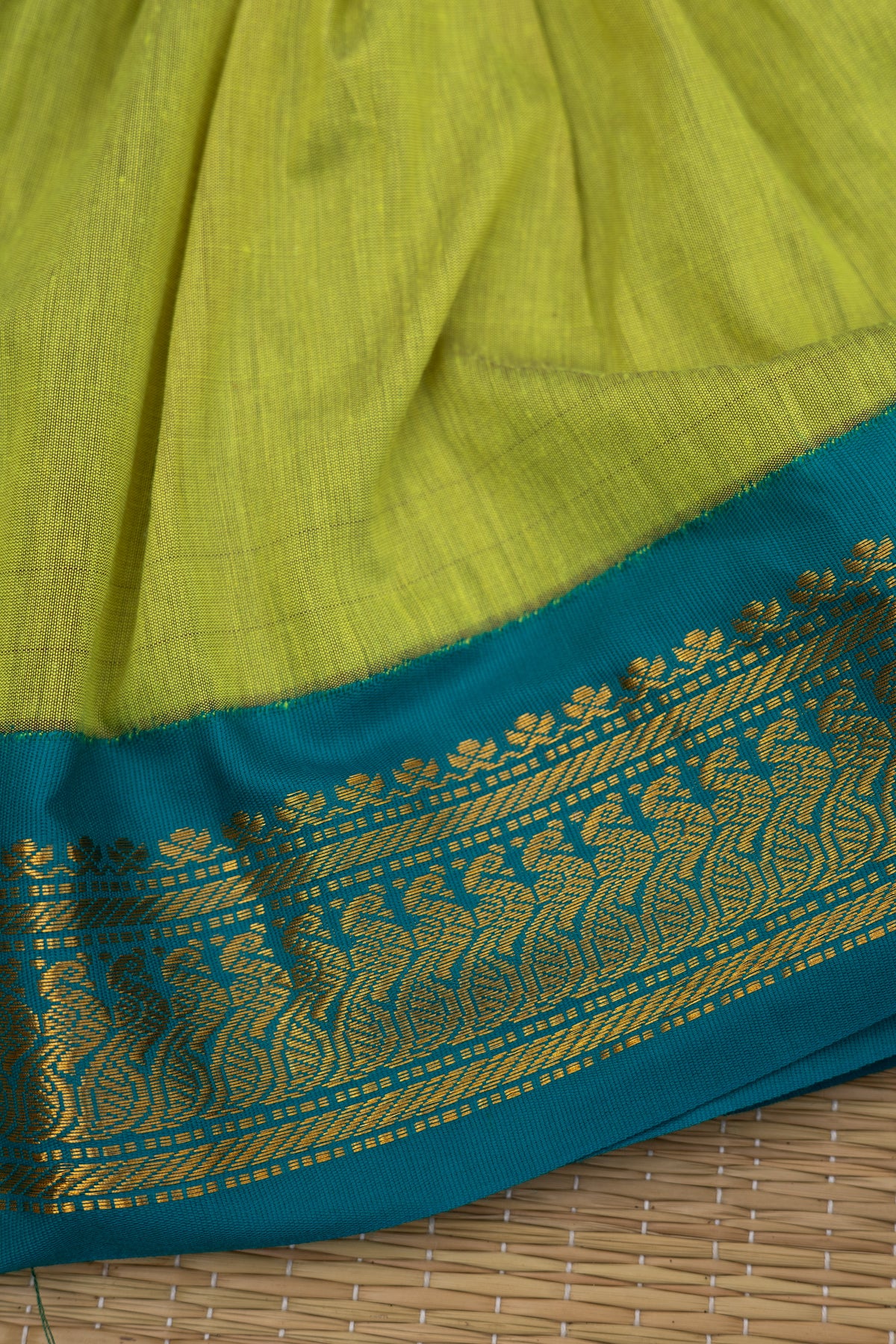 Cardoman Green gown with rama green combination - 2Y