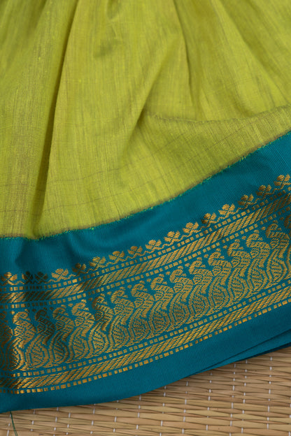 Cardoman Green gown with rama green combination - 1Y