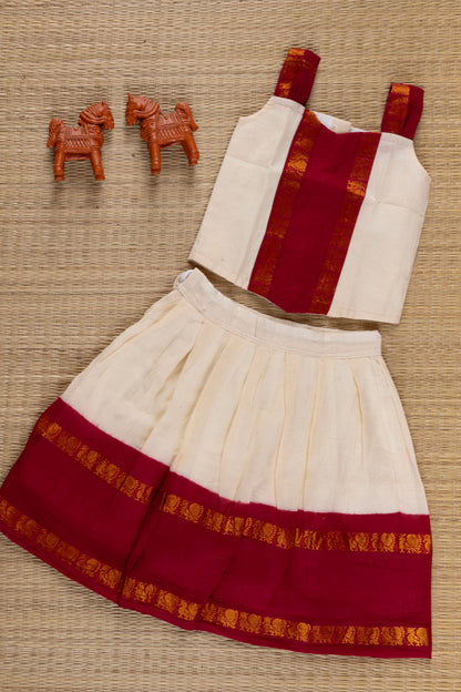 ONAM Sandal with Maroon - Model 2- 2Y